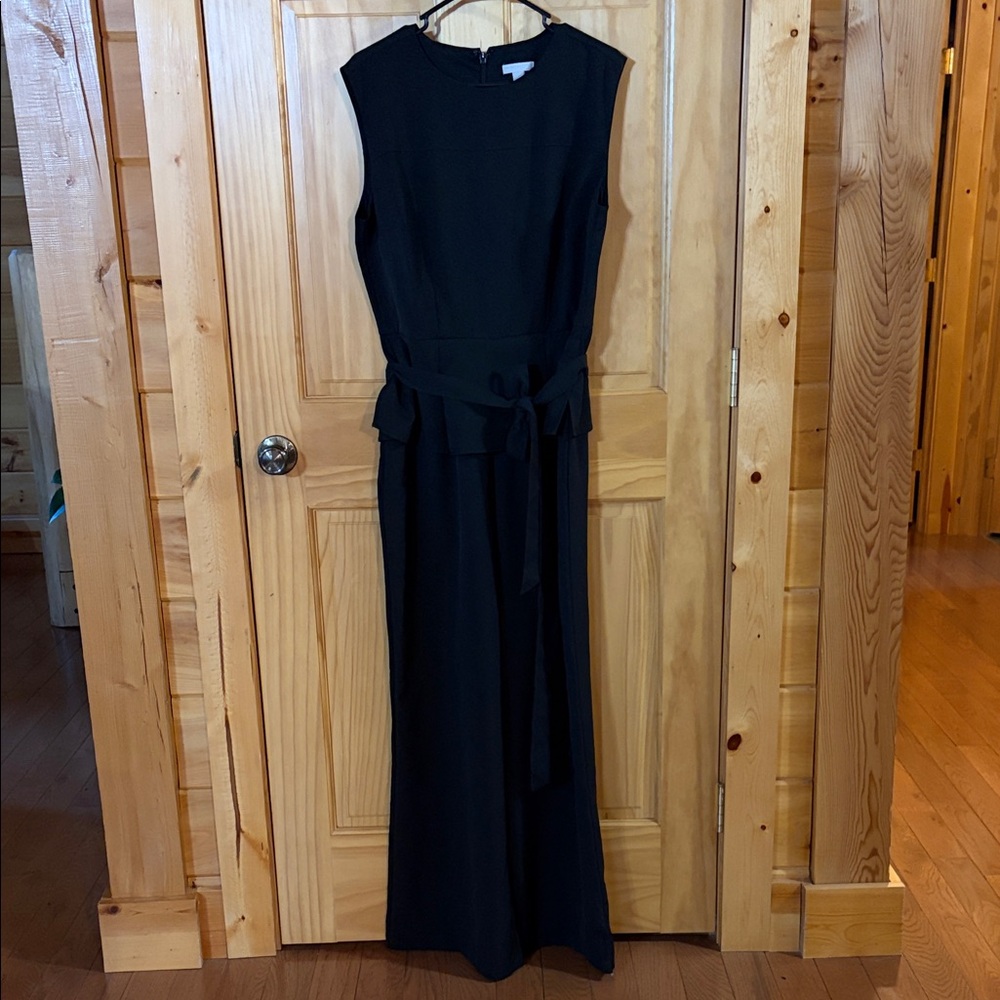New York & Company Black Wide Leg one piece Pantsuit